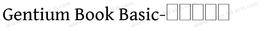 Gentium Book Basic字体转换